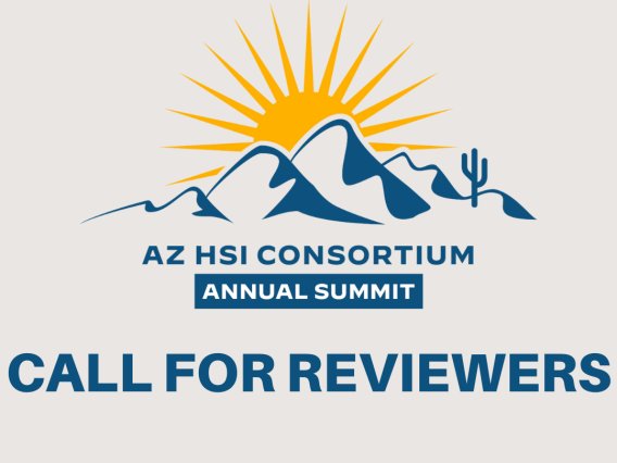AZ HSI Consortium logo with Call For Reviewers