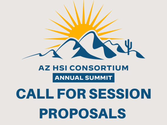 AZ HSI Consortium logo with Call For Session Proposals
