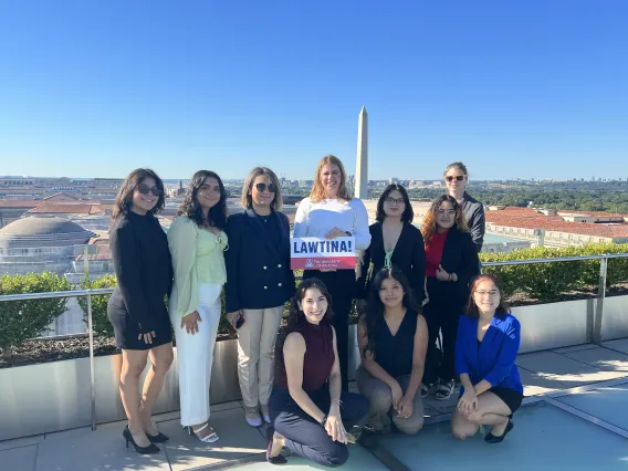 Group of Students in Washington, DC. 