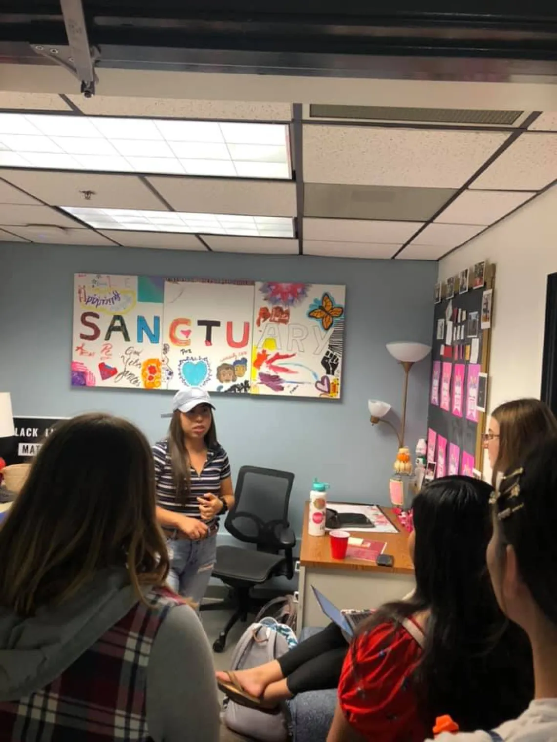 Ajo HS Students visiting UA and visiting the Immigrant Student Resource Center